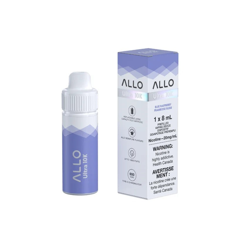 Allo Ultra 10K Puffs Hybrid – Starter kit – BLUE RASPBERRY