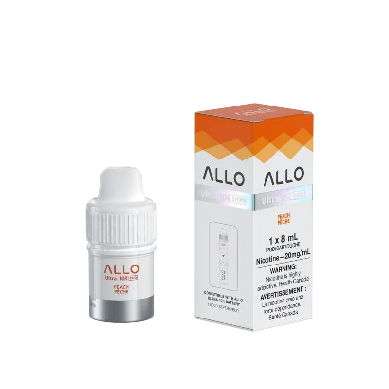 Allo Ultra 10K Puffs Hybrid – Pods – PEACH