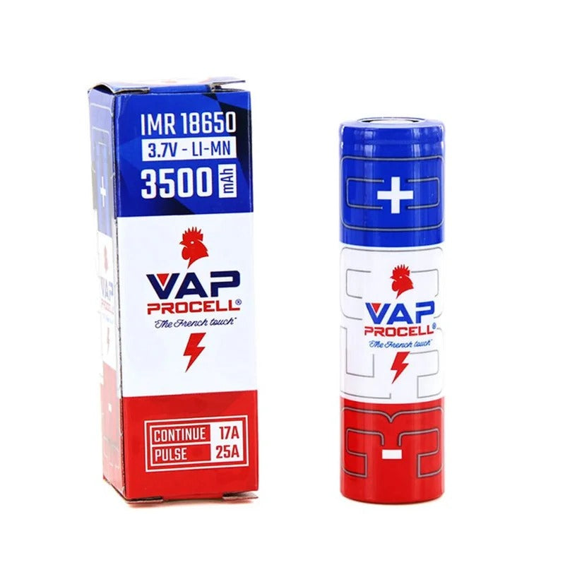 Accu IMR 18650 3500mAh – VAP PROCELL