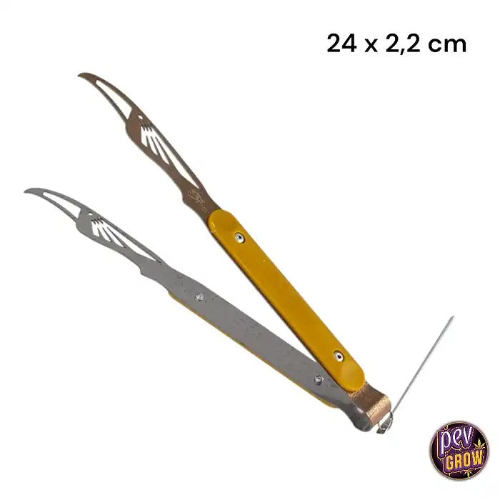 Pince à Charbon Métallique 24 cm Horus Chicha