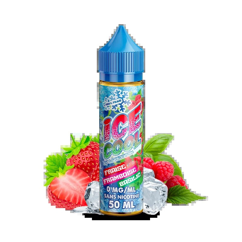 Fraise Framboise Basilic Ice Cool Liquidarom – 50ml