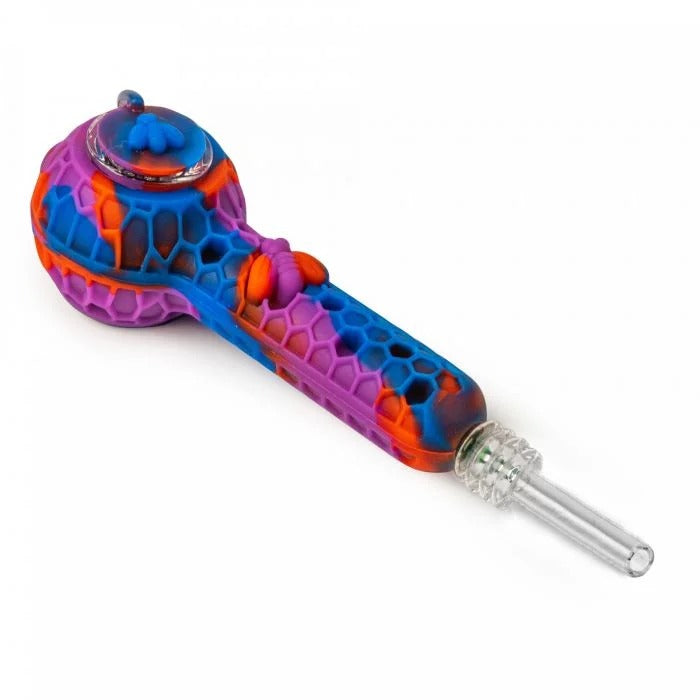 LIT Silicone Nectar Collector 7 Hand Pipe