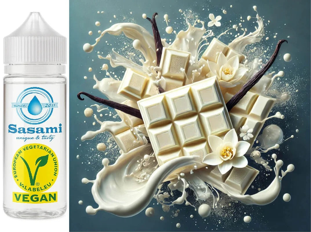 Weiße Schokolade – Vanille Aroma Konzentrat – Vegan – Sasami – 10ml