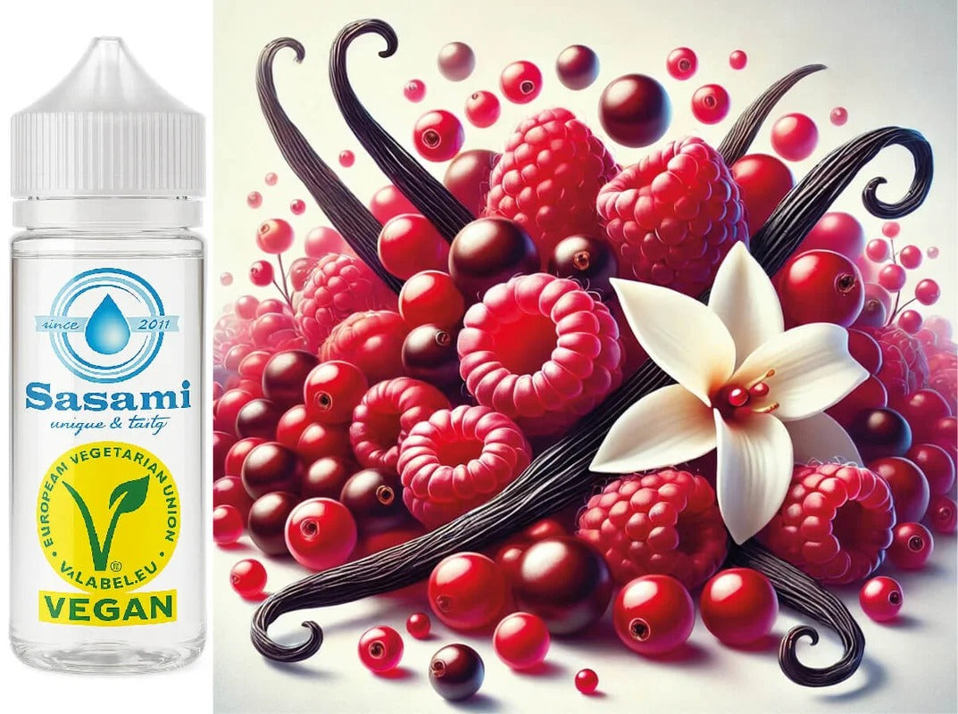 Himbeere Vanille Aroma Konzentrat – Vegan – Sasami – 100ml