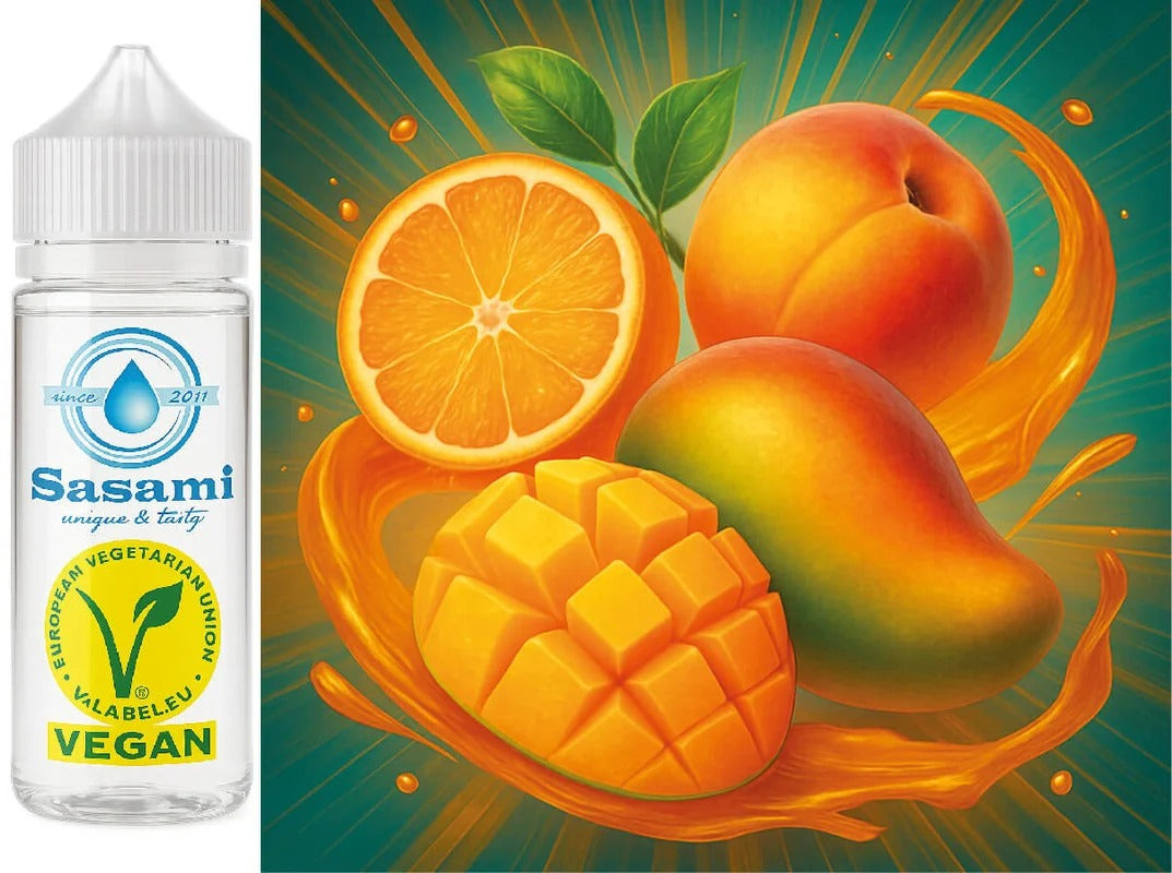 Citrus Ember – Orange-Mango-Pfirsich Aroma Konzentrat – Vegan – Sasami – 10ml