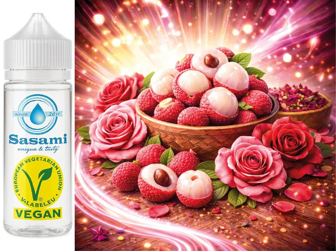 Rose Litschi Aroma Konzentrat – Vegan – Sasami – 10ml