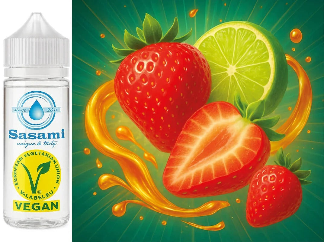 Scarlet Twist – Erdbeer-Limette Aroma Konzentrat – Vegan – Sasami – 100ml