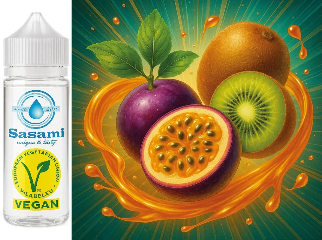 Kiwi Elixir – Passionsfrucht-Kiwi Aroma Konzentrat – Vegan – Sasami – 10ml