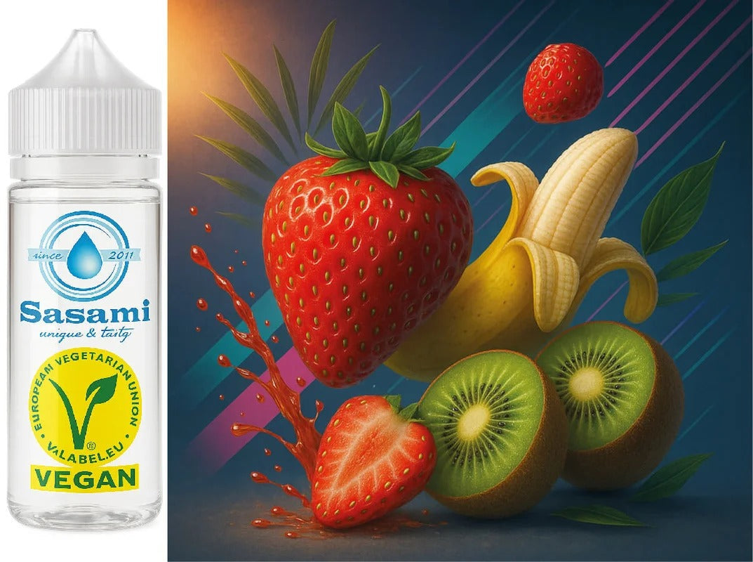 Tropic Fusion – Erdbeer-Banane-Kiwi Aroma Konzentrat – Vegan – Sasami – 10ml