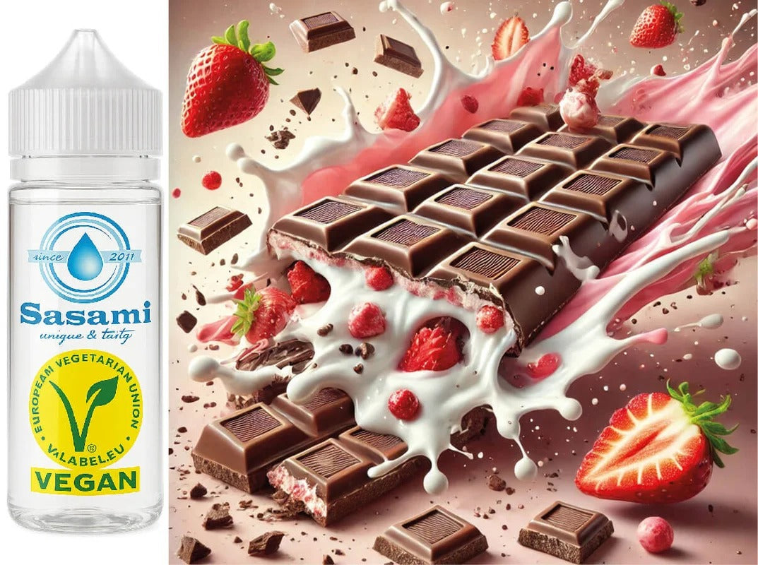 Schokolade Erdbeer-Joghurt Aroma Konzentrat – Vegan – Sasami – 100ml