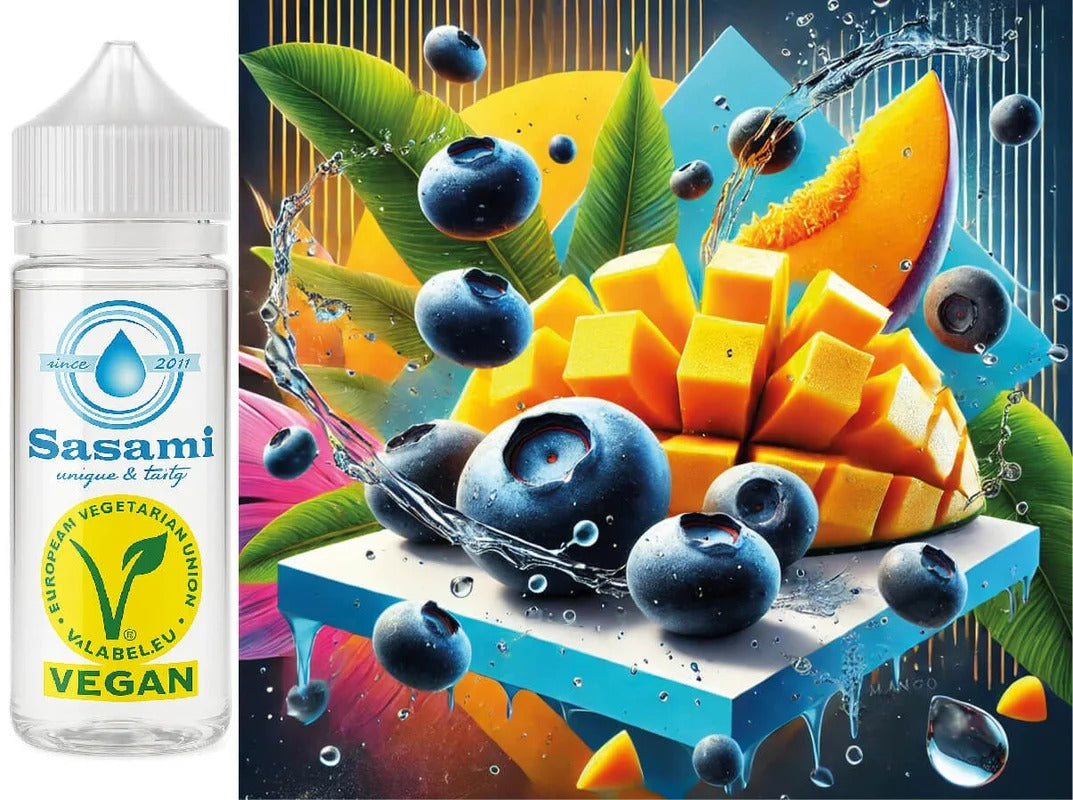 Blue Laguna – Blaubeere-Mango Aroma Konzentrat – Vegan – Sasami – 100ml