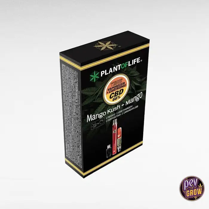 Pack Vape-Cartouche 66% CBD Mango Kush + Mango Fruit