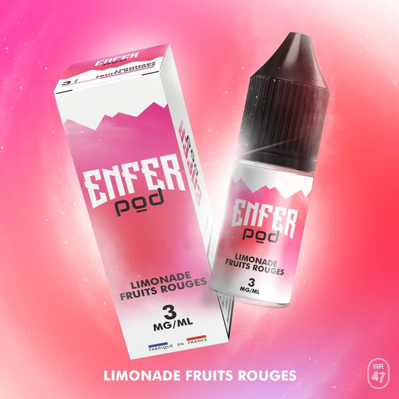 Limonade Fruits Rouges Enfer Pod – 10ml