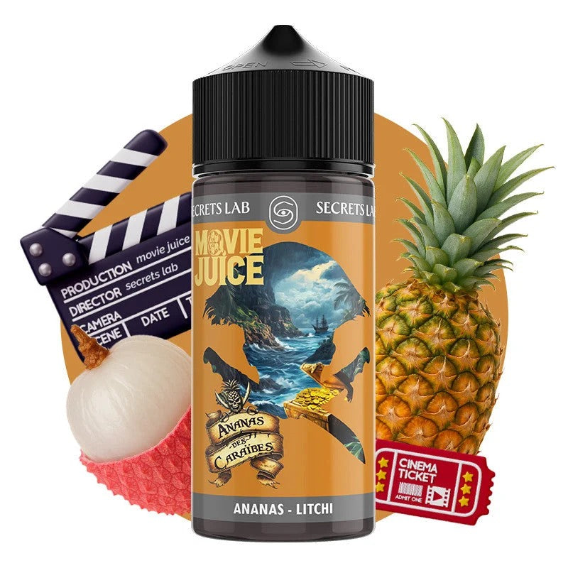 Ananas Des Caraïbes Movie Juice 100ml – Secret’sLab