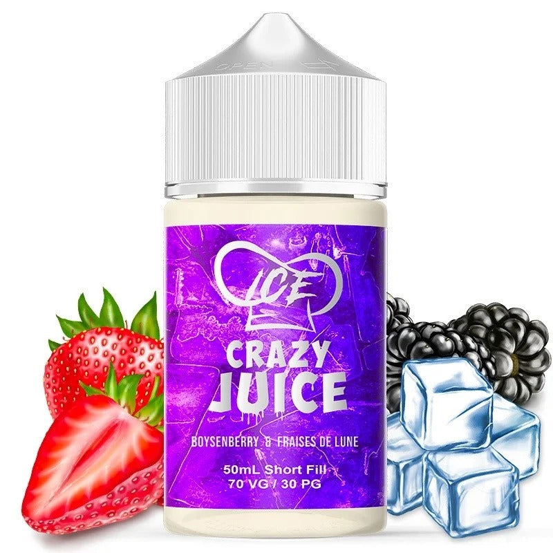 Boysenberry & Fraises De Lune Ice 50ml – Mukk Mukk Entreprise