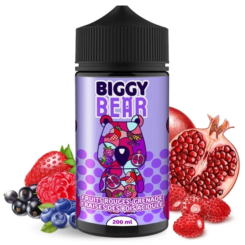 Fruits Rouges Grenade Fraises des Bois Biggy Bear 200ml – Secret’s Lab