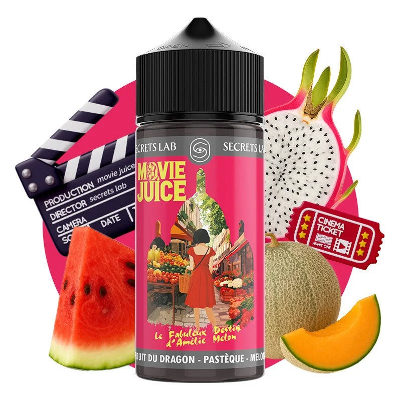 Le Fabuleux Destin d’Amélie Melon Movie Juice 100ml – Secret’sLab
