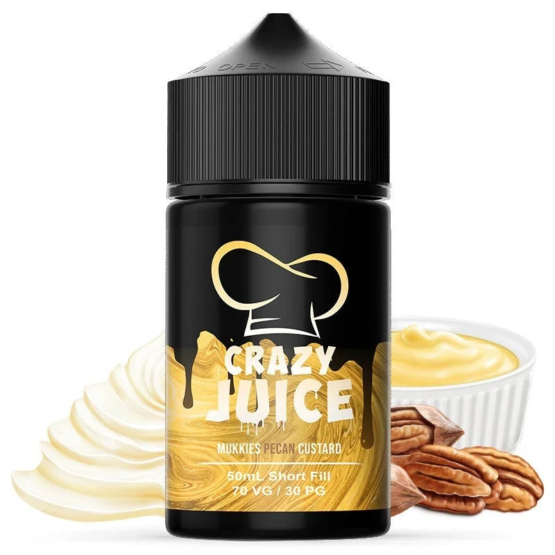 Mukkies Pecan Custard Crazy Juice 50ml – Mukk Mukk Entreprise