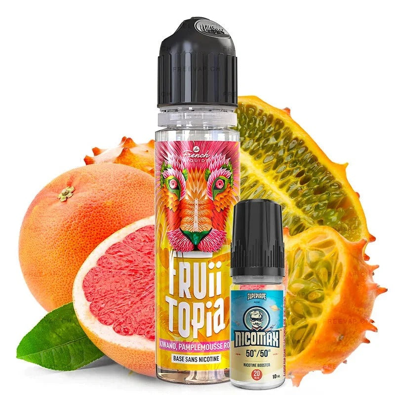 Kiwano Pamplemousse Rose Fruiitopia 60ml – Le French Liquide