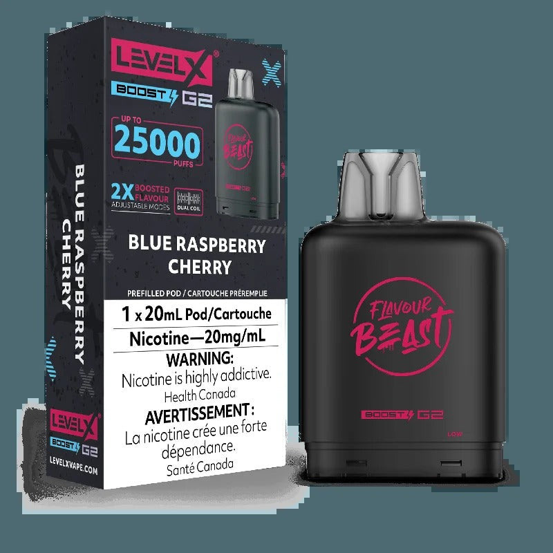 Saveur Beast Boost G2 de Level X – Framboise bleue et cerise