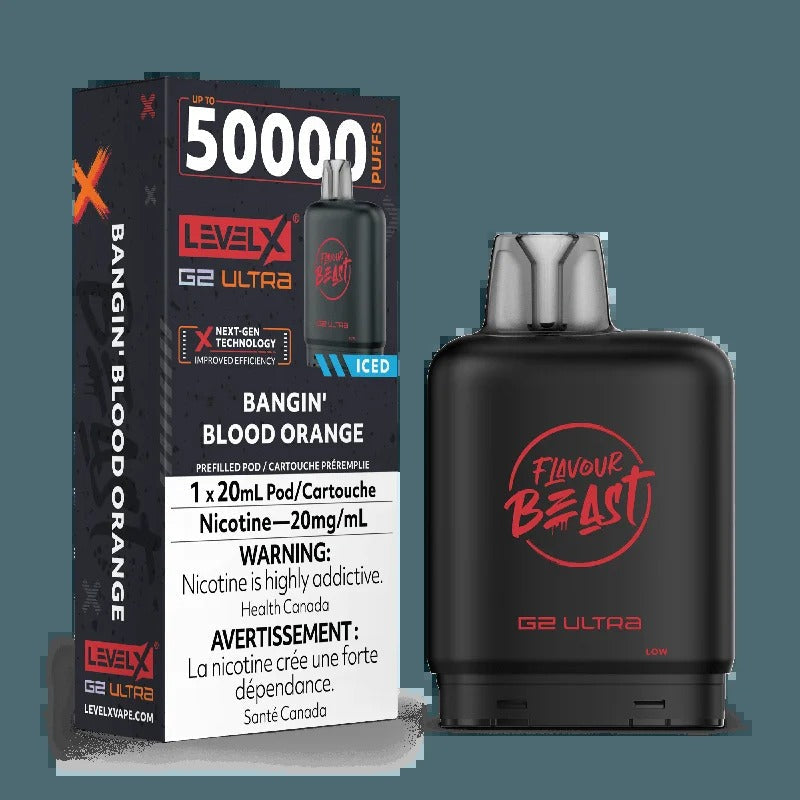Niveau X G2 Ultra – Orange sanguine éclatante