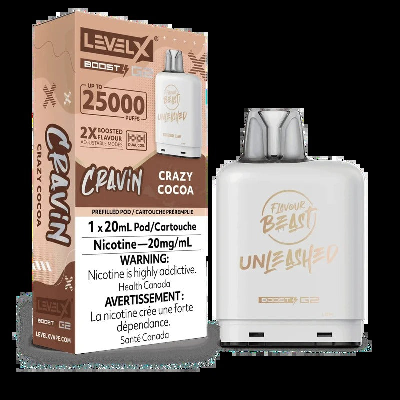 Boost de niveau X G2 Unleashed – Envie de cacao fou
