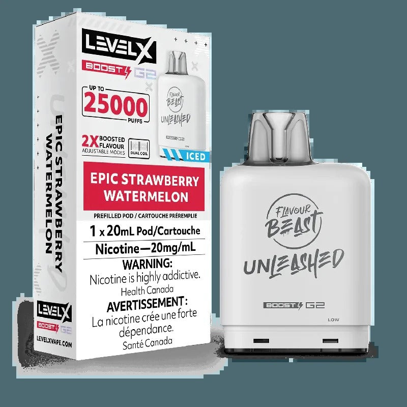 Level X Boost Unleashed – Fraise Pastèque Épique