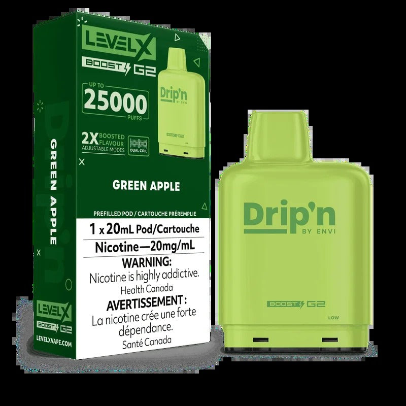 Drip’n Level X Boost G2 – Pomme verte