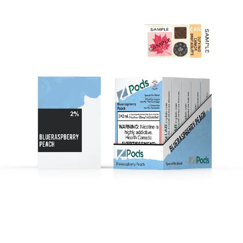 Z Pods – Bleuframboise Pêche 20mg