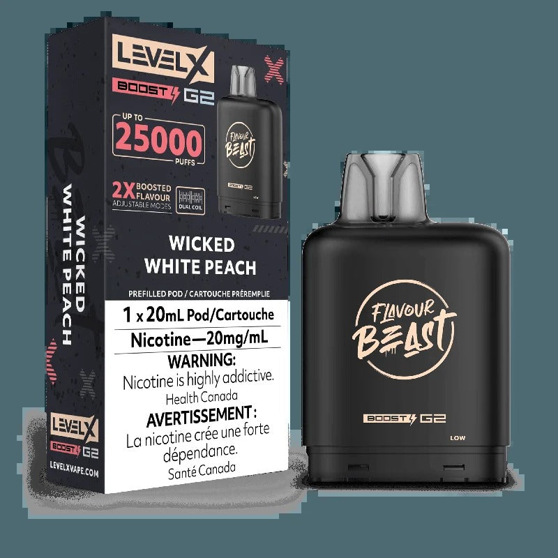 Saveur Beast Boost G2 de niveau X – Pêche blanche perverse