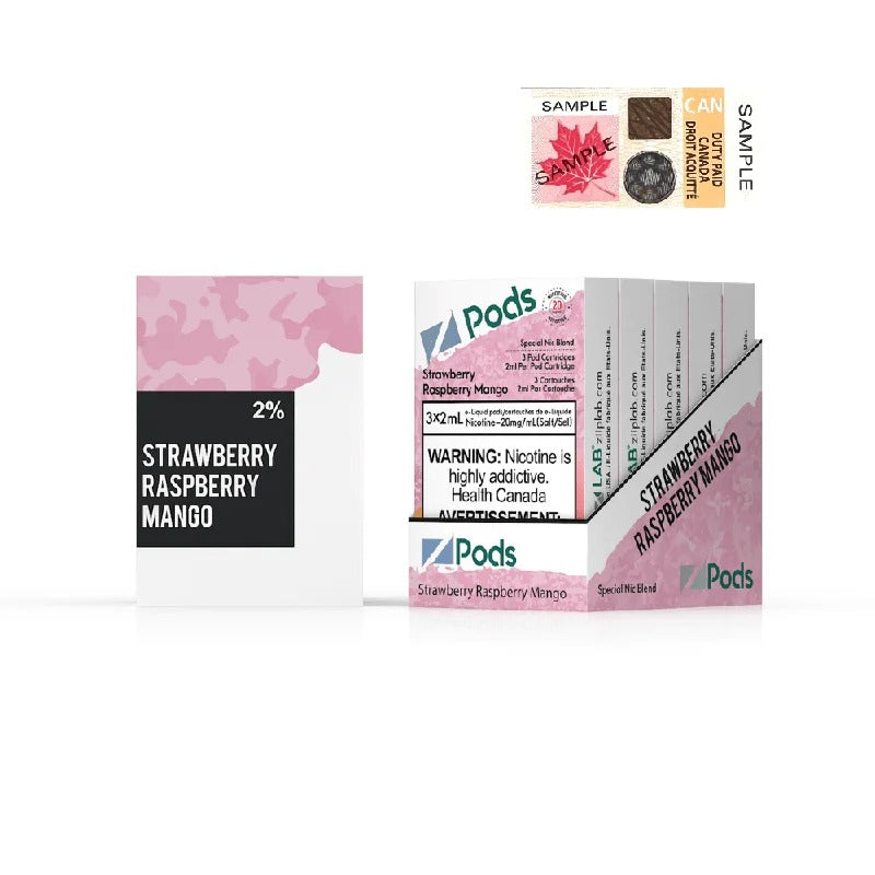 Z Pods – Fraise Framboise Mangue 20mg