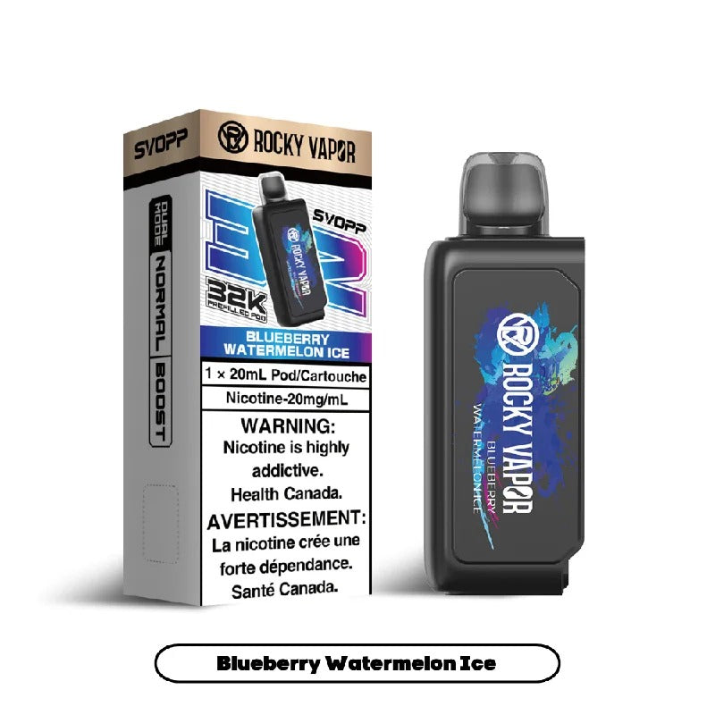 Rocky Vapor SVOPP 32K – Glace à la myrtille et à la pastèque