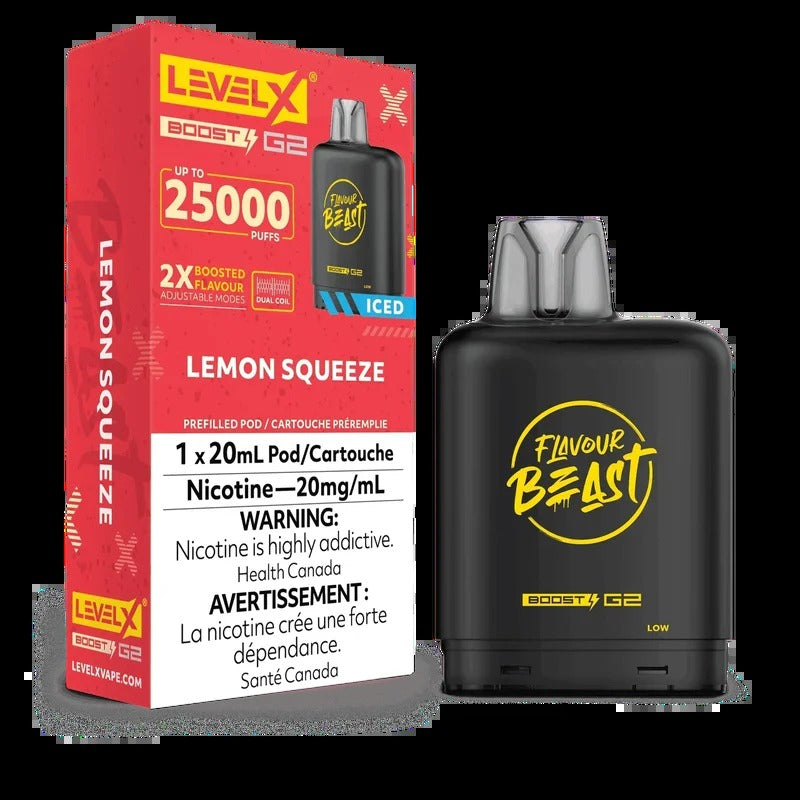 Saveur Beast Boost G2 de niveau X – Citron pressé