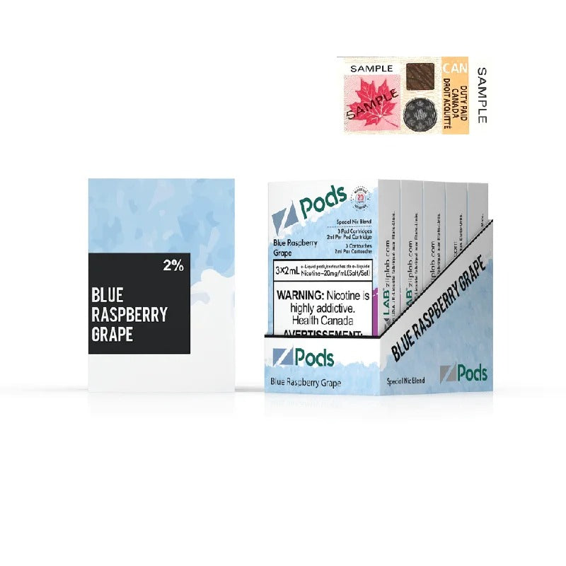 Z Pods – Raisin Framboise Bleu