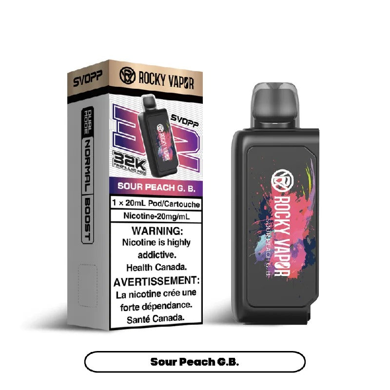 Rocky Vapor SVOPP 32K – Pêche acidulée GB