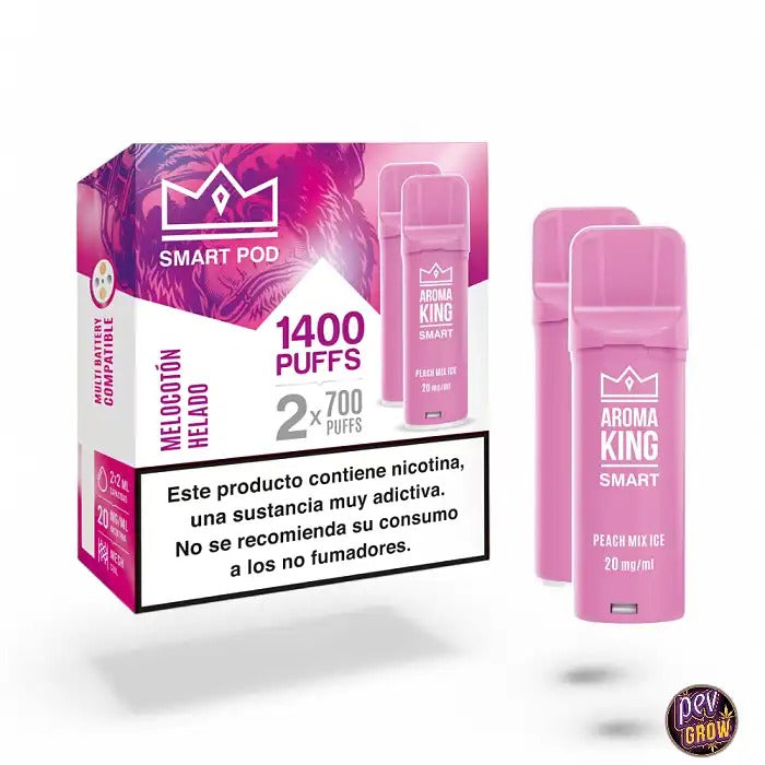 Aroma King AK Smart Pods – Pêche Glacée 20mg (2 unités)
