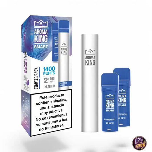 AK Smart Pods Frozen Blueberry (2 unités) + Batterie – Kit Aroma King 20 mg