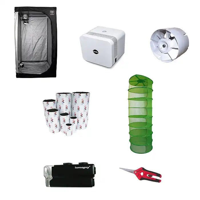 Kit de Récolte et Séchage · Ensemble Complet avec Chambre, Filtre et Déshumidificateur