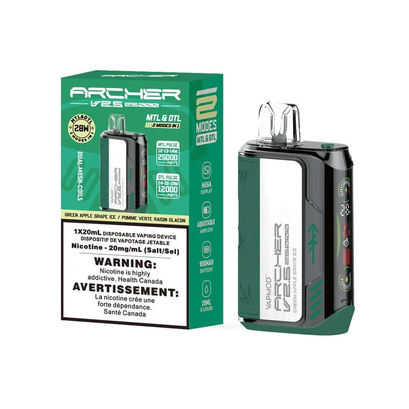Archer 25K – Green Apple Grape Ice