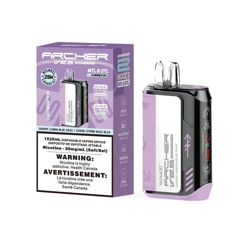 Archer 25K – Cherry Lemon Blue Razz