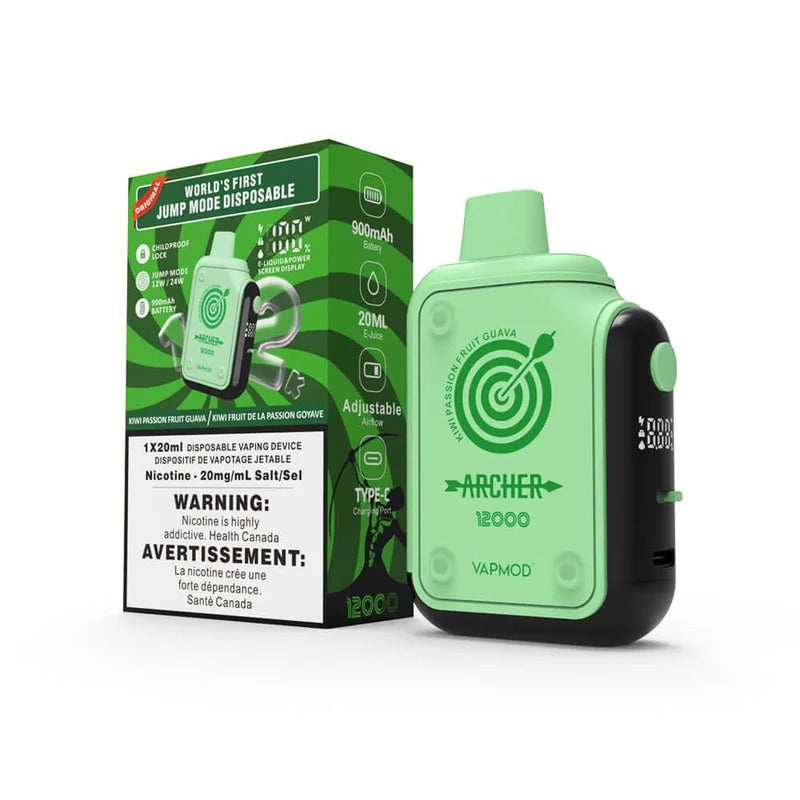 ARCHER 12000- KIWI PASSION FRUIT GUAVA