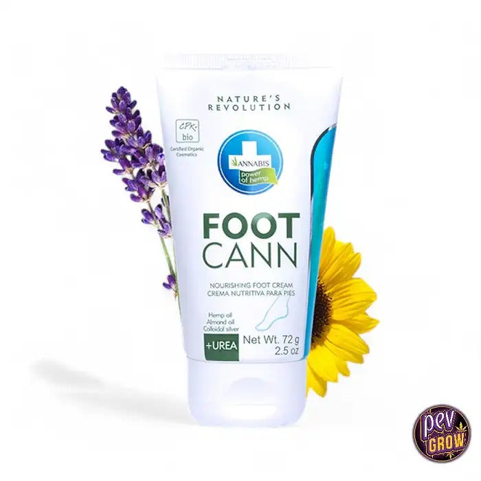 Crème de chanvre nourrissante pour les pieds Footcann 75ml