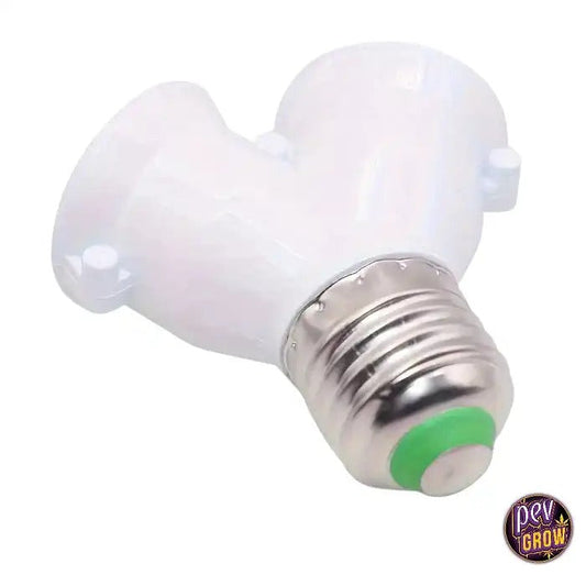 Adaptateur Douille Double E27 – Multipliez la Lumière et Mixez les Spectres