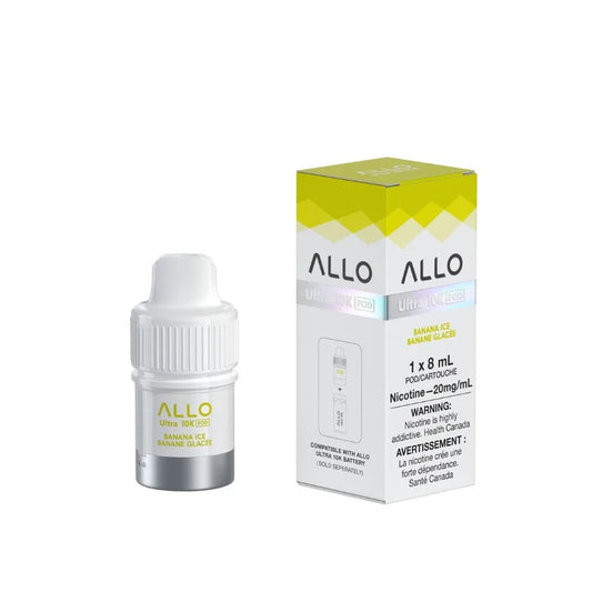 Allo Ultra 10K Puffs Hybrid – Pods – BANANA ICE