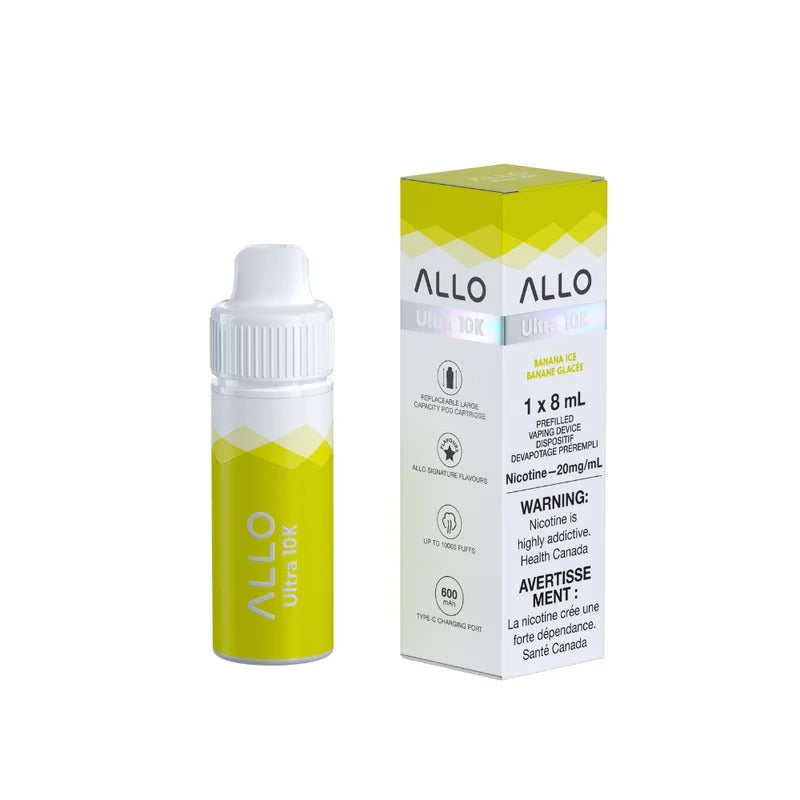 Allo Ultra 10K Puffs Hybrid – Starter kit – BANANA ICE