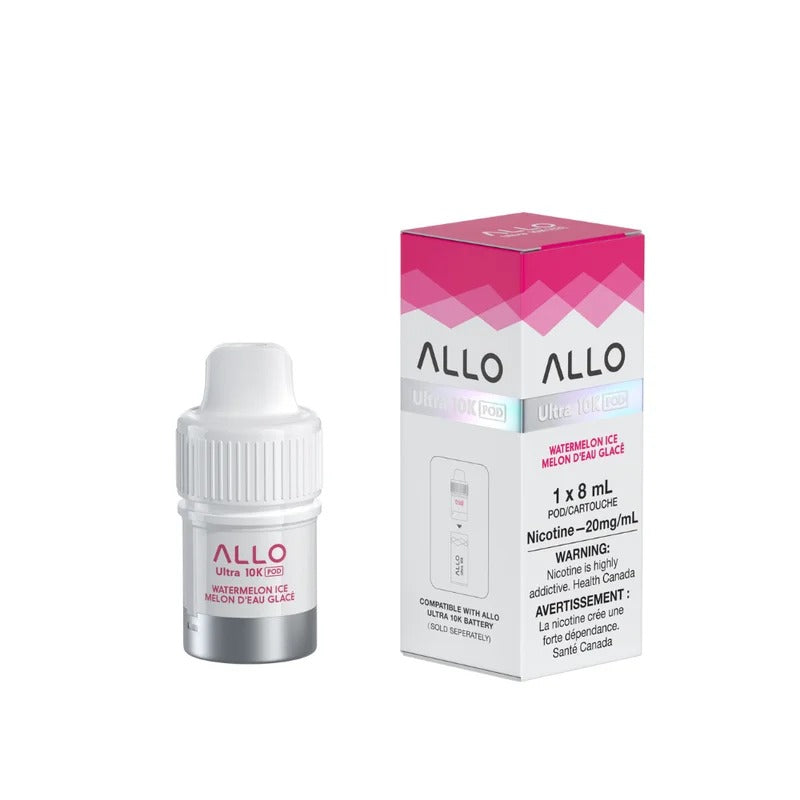 Allo Ultra 10K Puffs Hybrid – Pods – WATERMELON ICE