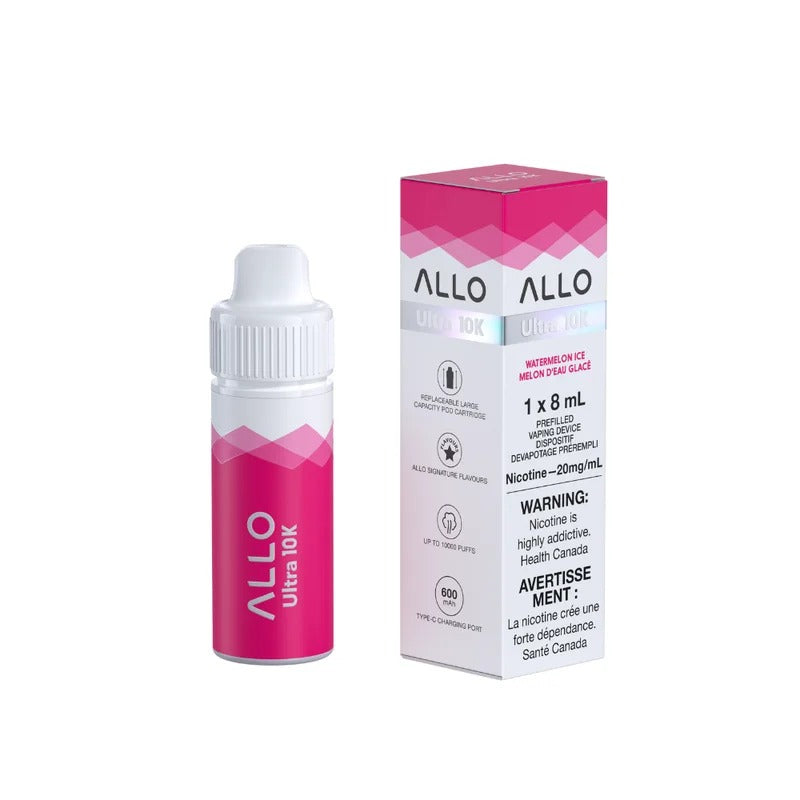 Allo Ultra 10K Puffs Hybrid – Starter kit – WATERMELON ICE