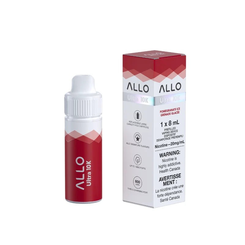 POMEGRANATE ICE – ALLO ULTRA 10K (8mL) (DEVICE & POD KIT)