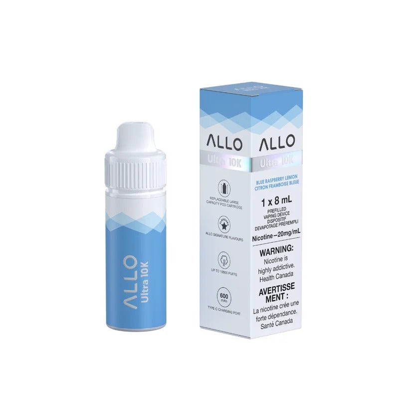 BLUE RASPBERRY LEMON – ALLO ULTRA 10K (8mL) (DEVICE & POD KIT)