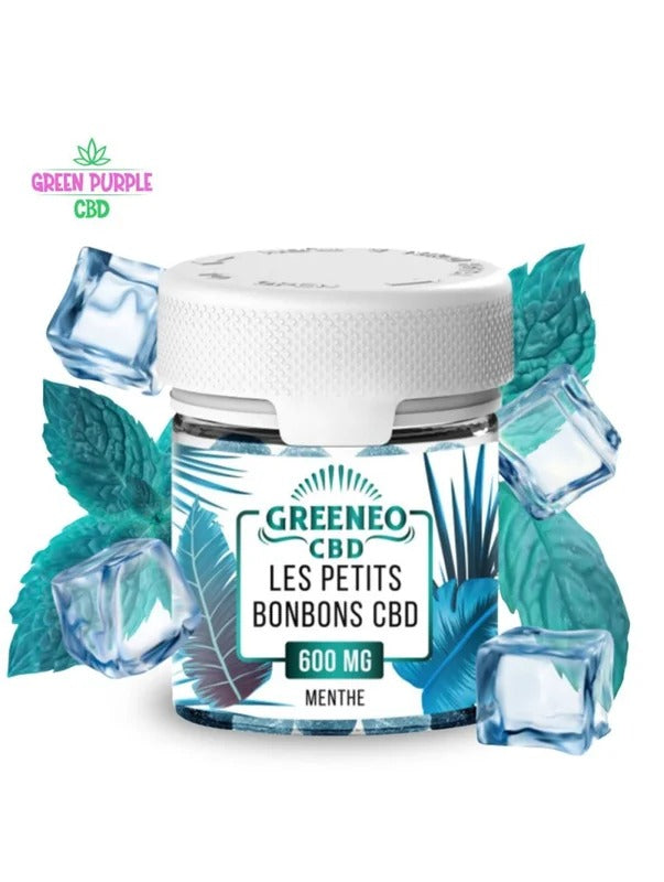 Bonbons au CBD – Menthe Greeneo – Green Purple CBD